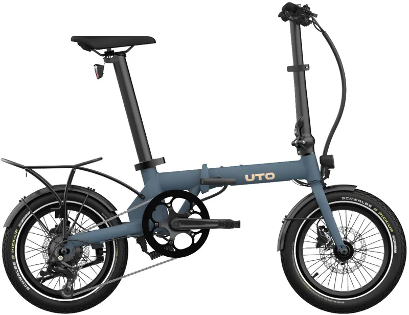 UTO OG16 inch Folding eBike in Mineral Blue