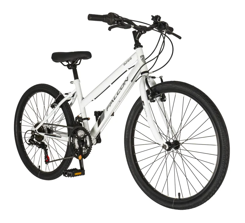 Falcon Aurora 24 inch Kids Bike in White-1