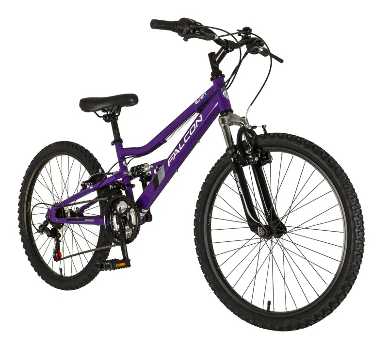 Falcon Siren 24 inch Kids Bike in Purple-1