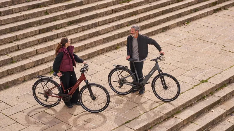 Tenways AGO AIR Electric Hybrid Bike in Arctic Grey-8