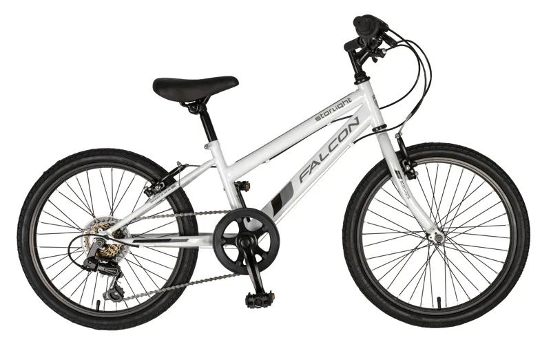 Falcon Starlight 20 inch Kids Bike in White