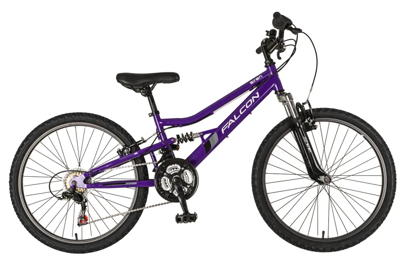 Falcon Siren 24 inch Kids Bike in Purple
