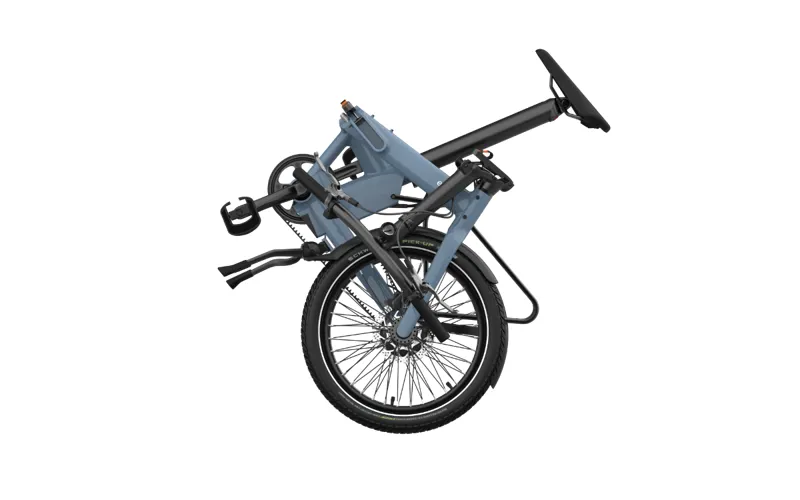 Eovolt Afternoon Pro 20 inch Folding Electric Bike in Mineral Blue-3