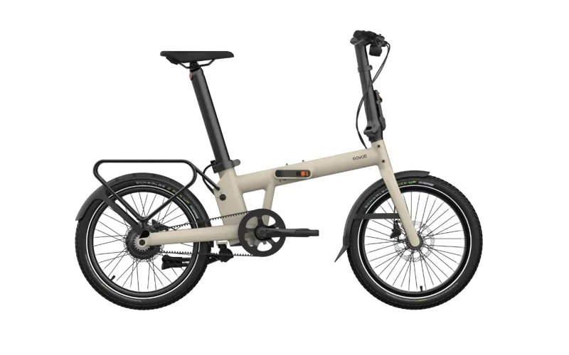 Eovolt Afternoon Pro 20 inch Folding Electric Bike in Taupe