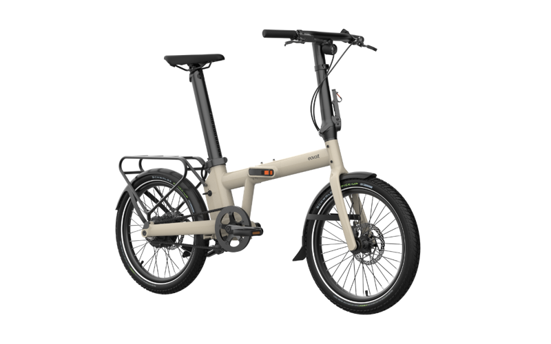 Eovolt Afternoon Pro 20 inch Folding Electric Bike in Taupe-1