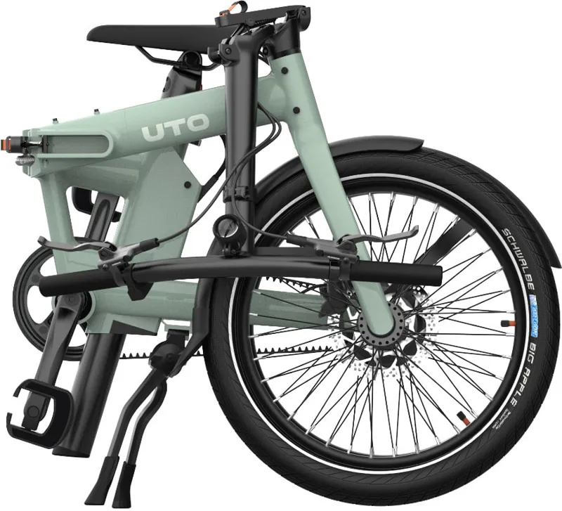 UTO PRO20 inch Folding Electric Bike in Smoked Green-1