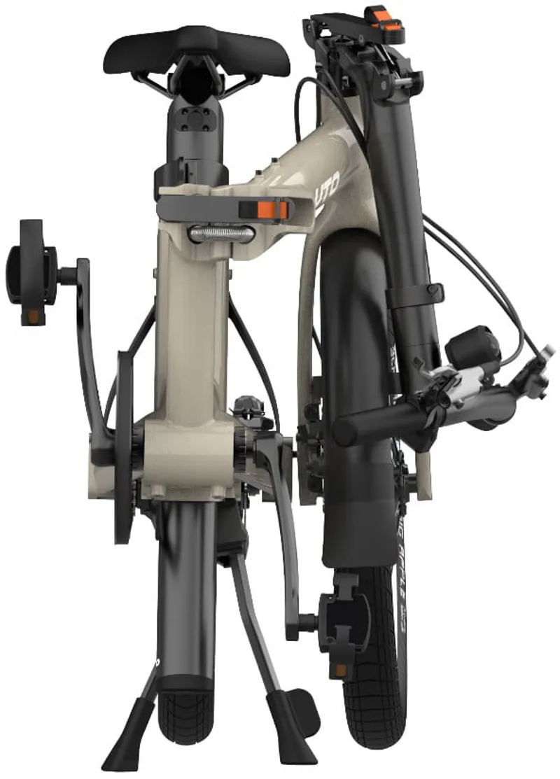 UTO PRO20 inch Folding Electric Bike in Satin Taupe-2