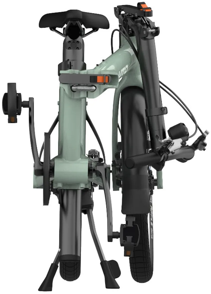 UTO PRO20 inch Folding Electric Bike in Smoked Green-2