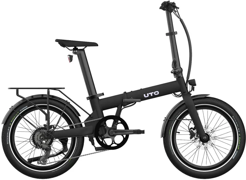 UTO OG20 inch Folding eBike in Onyx Black