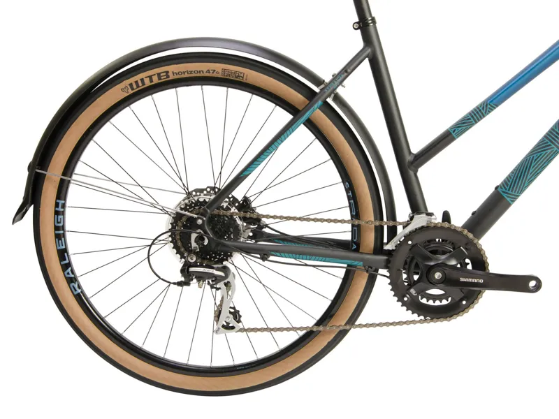 Raleigh Strada City 650b Open Frame Hybrid Bike in Blue-4