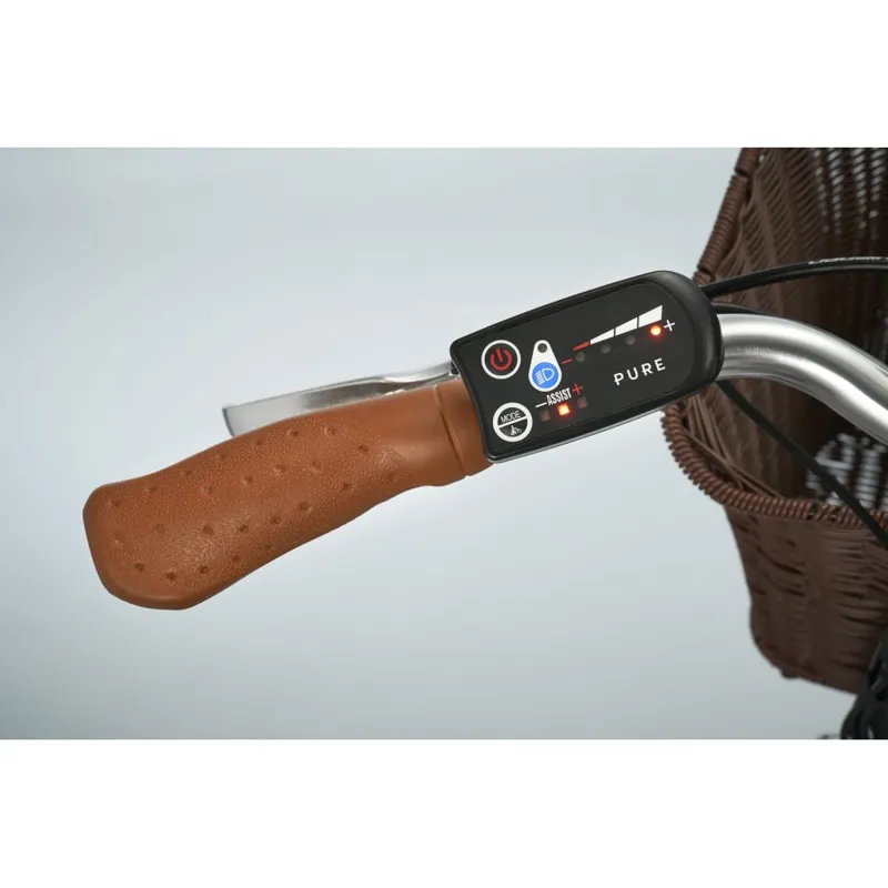 Pure Free Step Electric Hybrid Bike in White-4