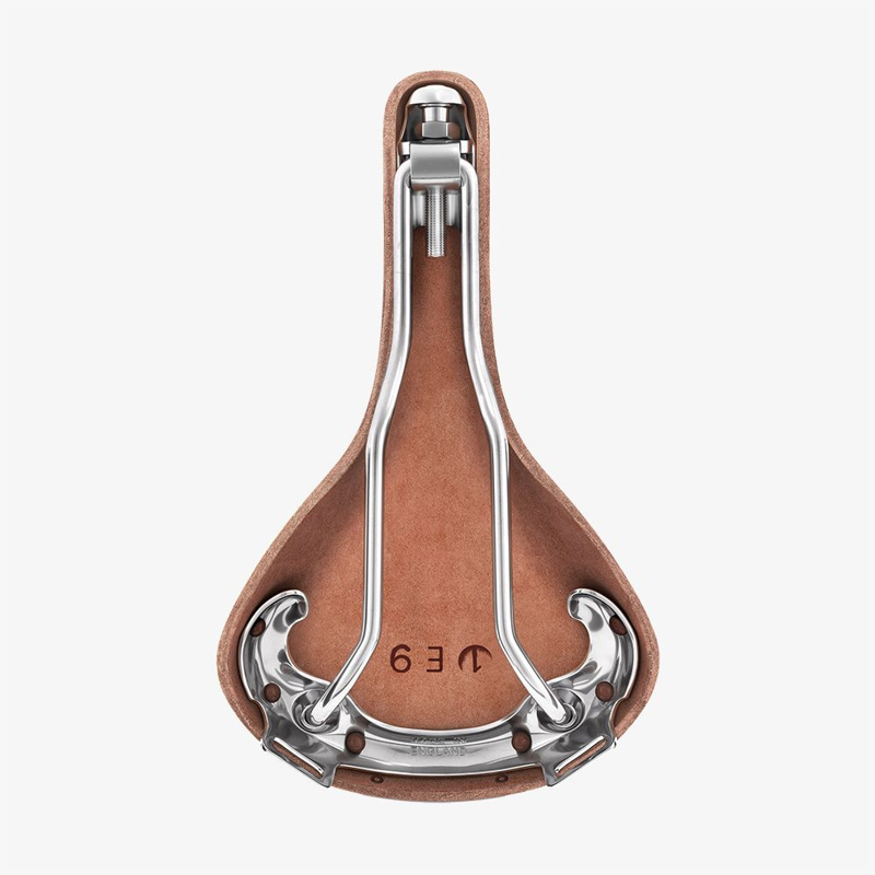 Brooks Swift Chrome Saddle in Brown-1