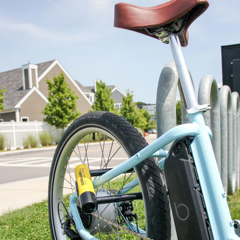 Kryptonite New York M18 Sold Secure Gold U-Lock in Yellow/Black-2