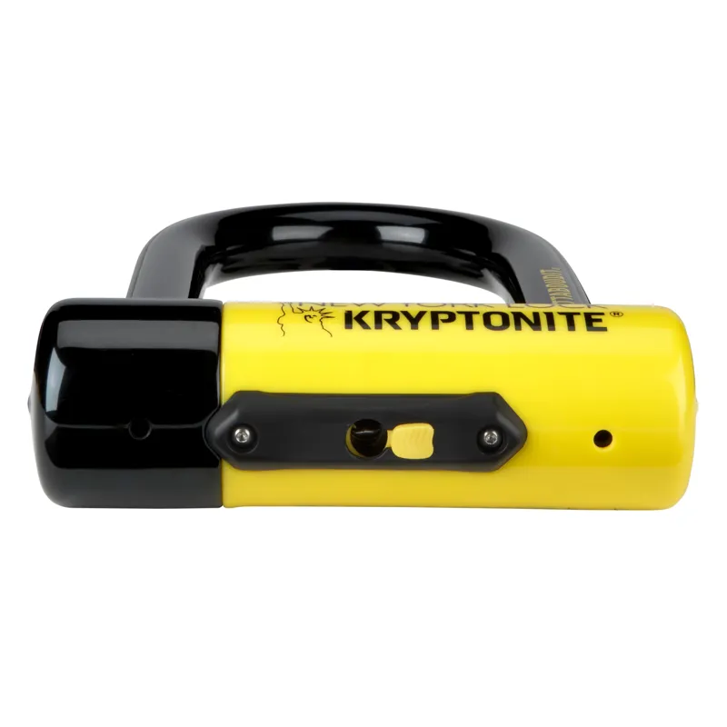 Kryptonite New York Fahgettaboudit Sold Secure Gold Lock in Yellow/Black-1