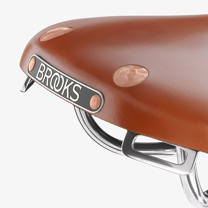 Brooks Swift Chrome Saddle in Honey-5