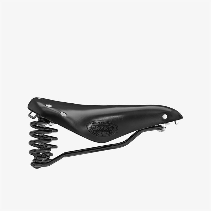 Brooks Flyer Short Ladies Saddle in Black-3