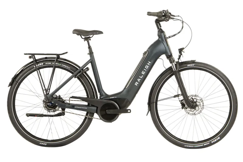 Raleigh Motus Grand Tour Hub Gear Low step Electric Bike in Black