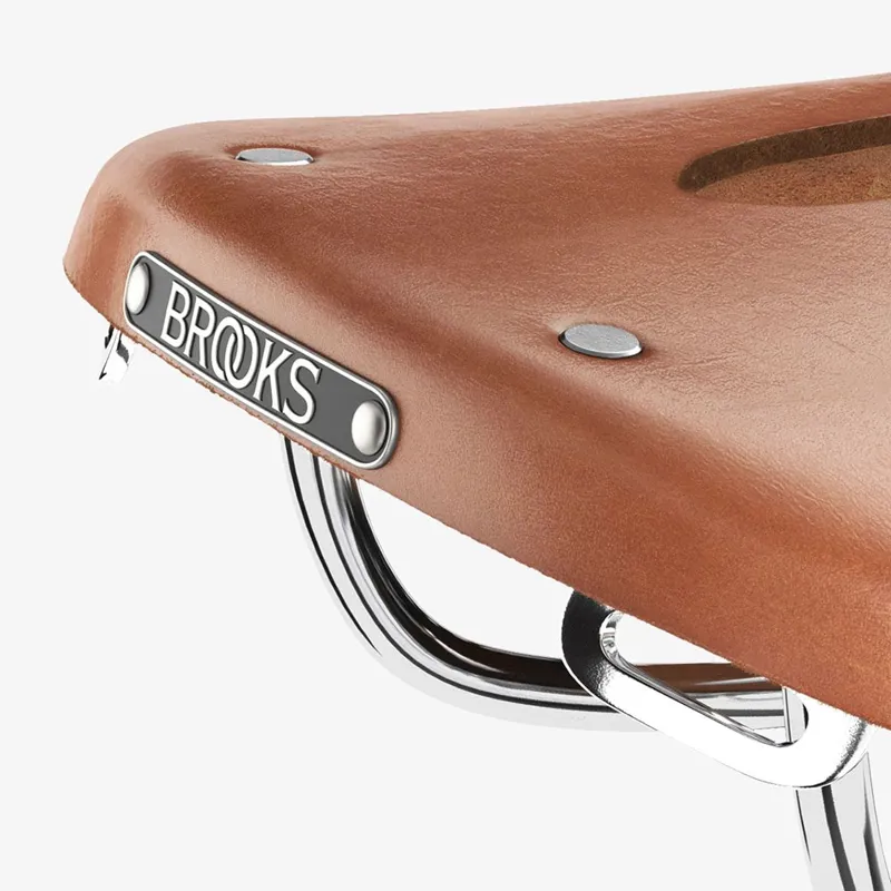 Brooks B17 Carved Short Ladies Saddle in Honey-6