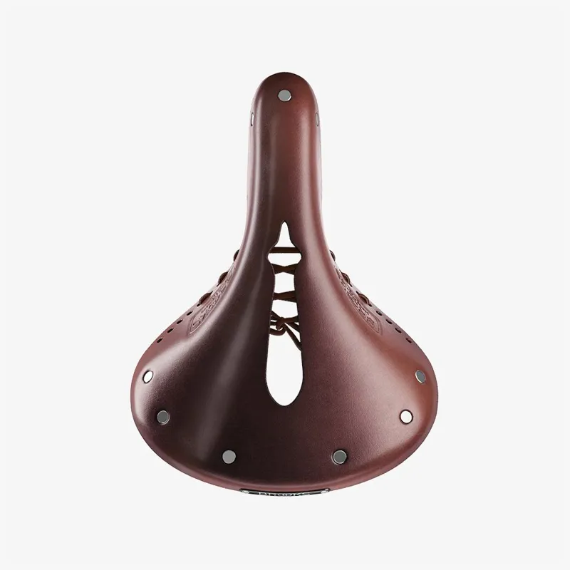 Brooks B17 Carved Short Ladies Saddle in Brown