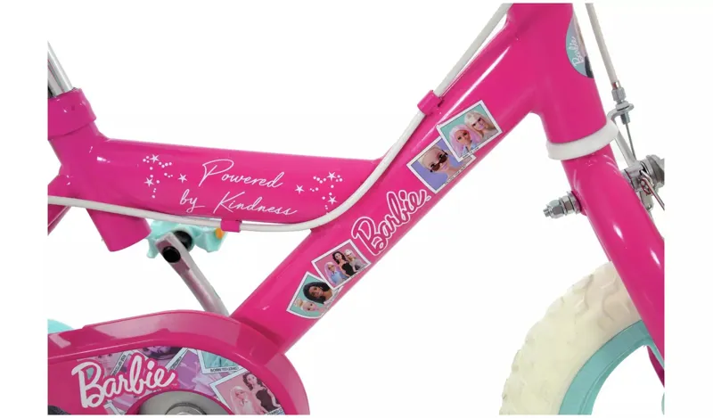 Barbie 12 inch Kids Bike in Pink-4