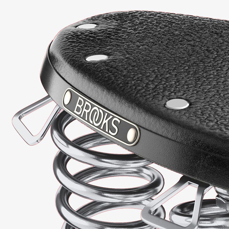 Brooks B66 Saddle in Black-6