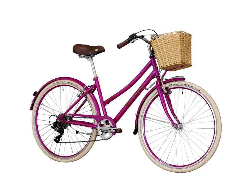 NEW - Raleigh Sherwood 700c City Bike in Barbie Pink-3