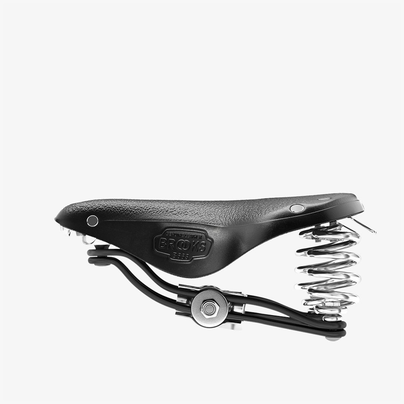 Brooks B66 Short Ladies Saddle in Black-4