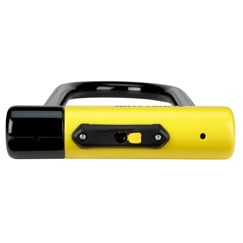 Kryptonite New York Long Shackle Sold Secure Gold Lock in Yellow/Black-1