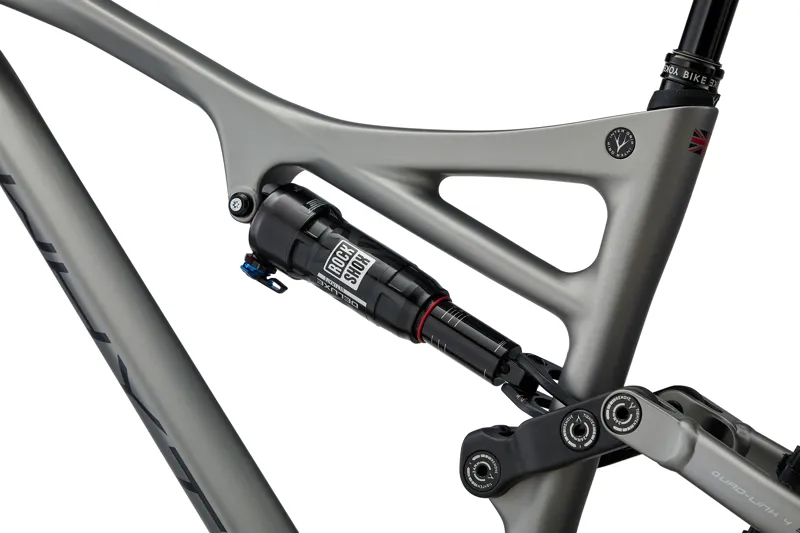 Whyte T-140C RSX  Full Suspension Trail Bike in Matt Grey with Black Grey-5