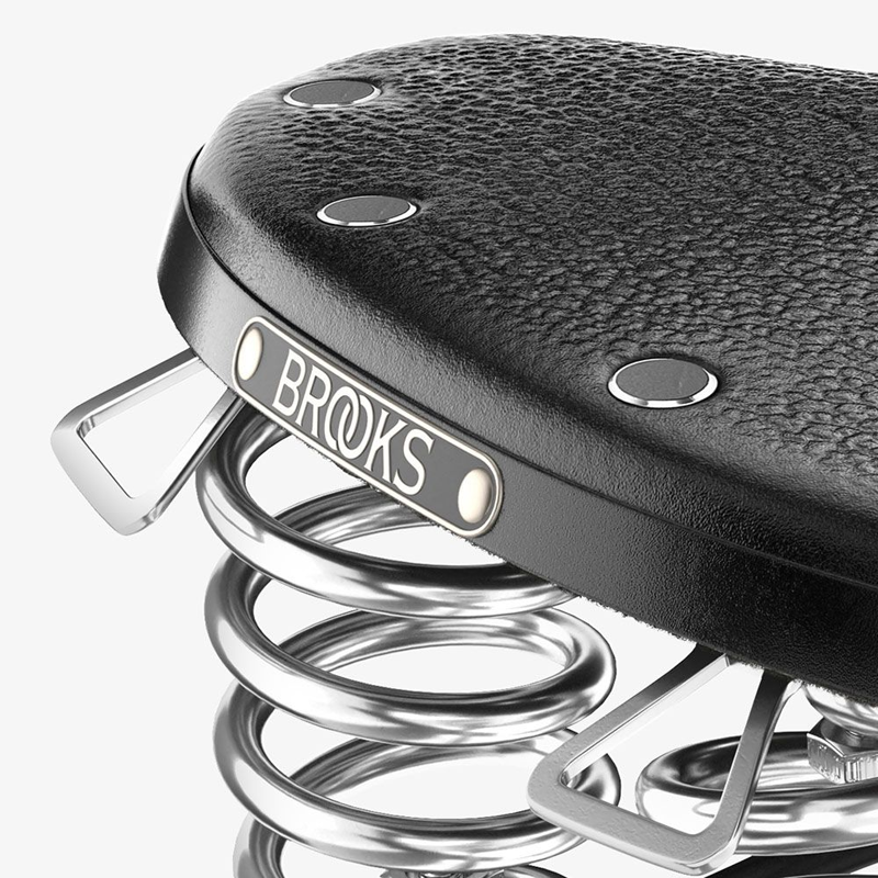 Brooks B66 Short Ladies Saddle in Black-6