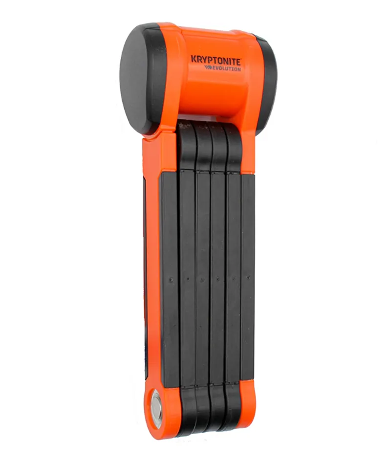 Kryptonite Evolution 790 Folding Lock in Orange/Black-2