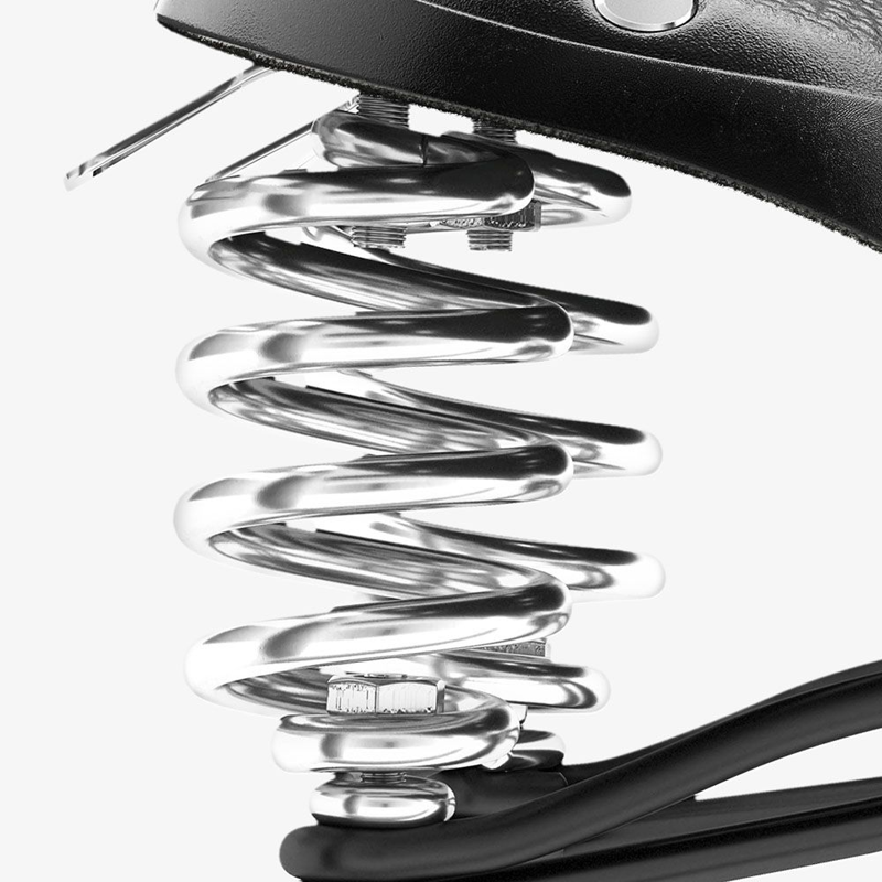 Brooks B66 Short Ladies Saddle in Black-7