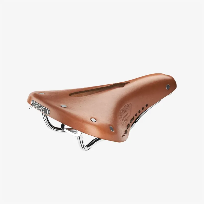 Brooks B17 Carved Short Ladies Saddle in Honey-2
