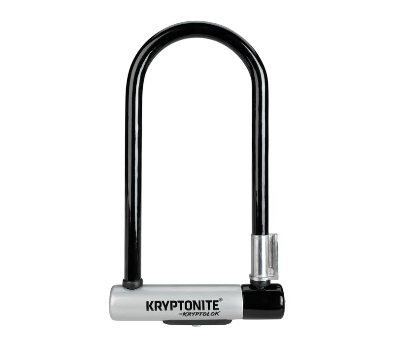 Kryptonite Kryptolok Standard Sold Secure Gold U-Lock with Flexbracket in Black