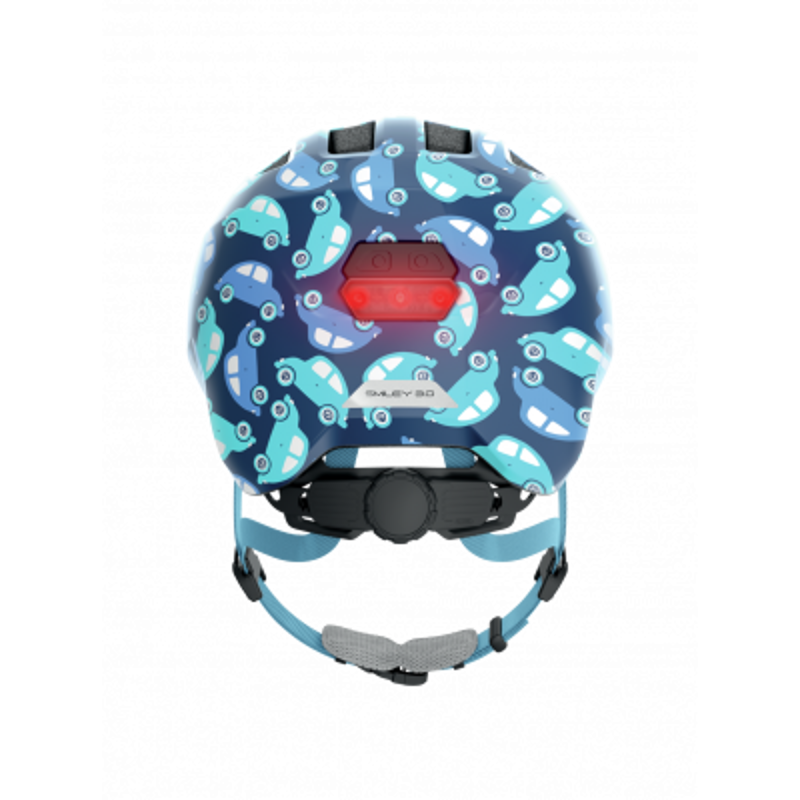New Abus Smiley 3.0 LED Junior Helmet Dark Blue-1