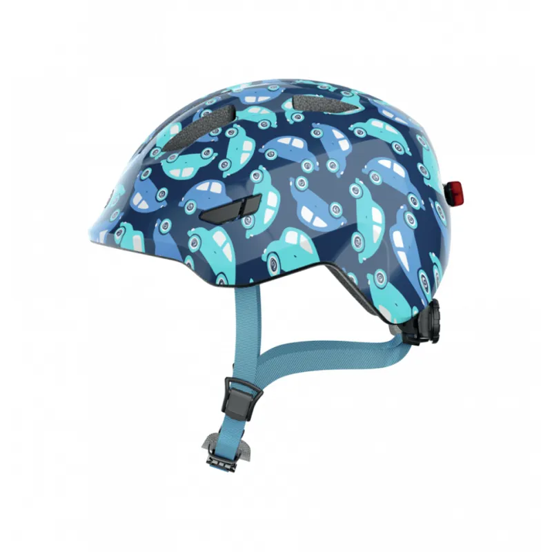 New Abus Smiley 3.0 LED Junior Helmet Dark Blue