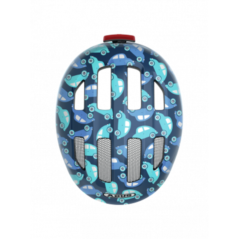 New Abus Smiley 3.0 LED Junior Helmet Dark Blue-2
