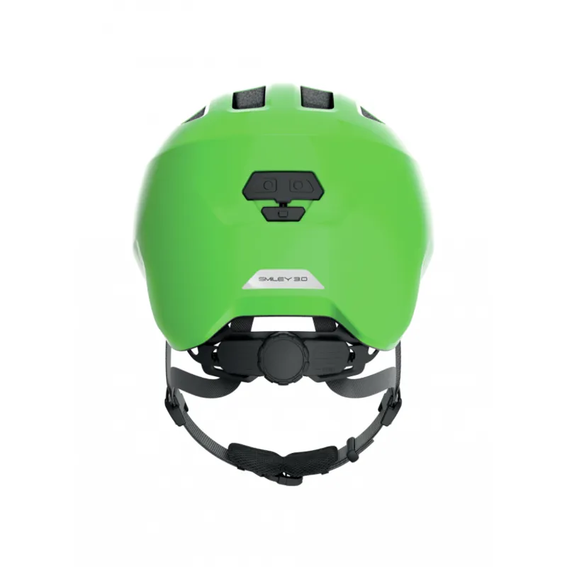 New Abus Smiley 3.0 Shiny Junior Helmet in Green-1