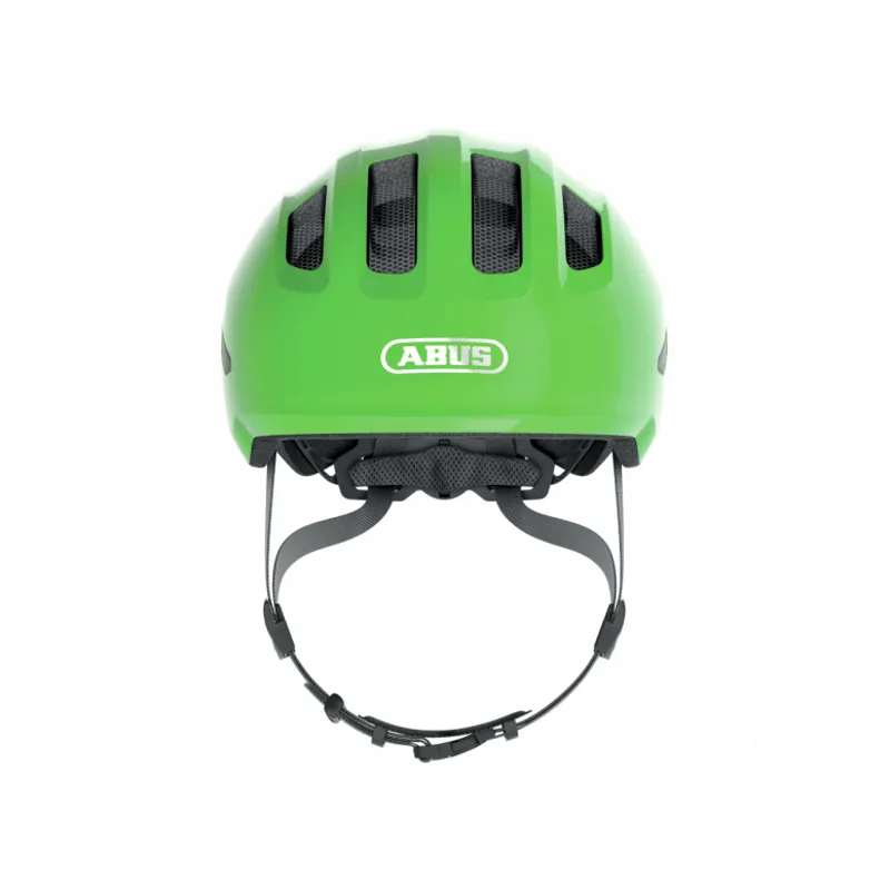 New Abus Smiley 3.0 Shiny Junior Helmet in Green-2