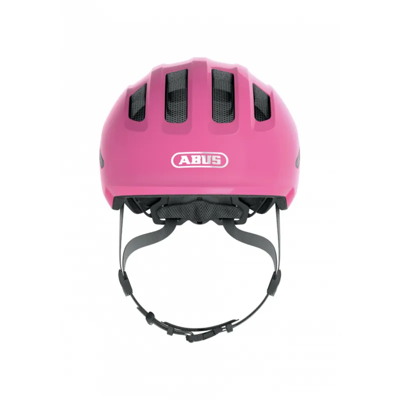  New Abus Smiley 3.0 Shiny Junior Helmet in Pink-3