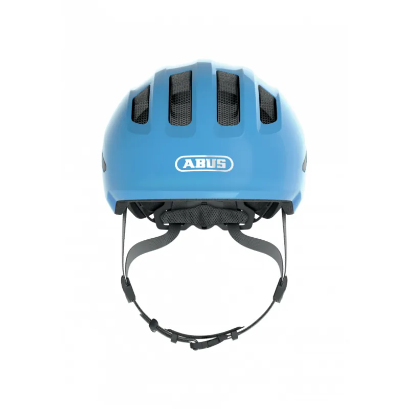 New Abus Smiley 3.0 Shiny Junior Helmet in Blue-2