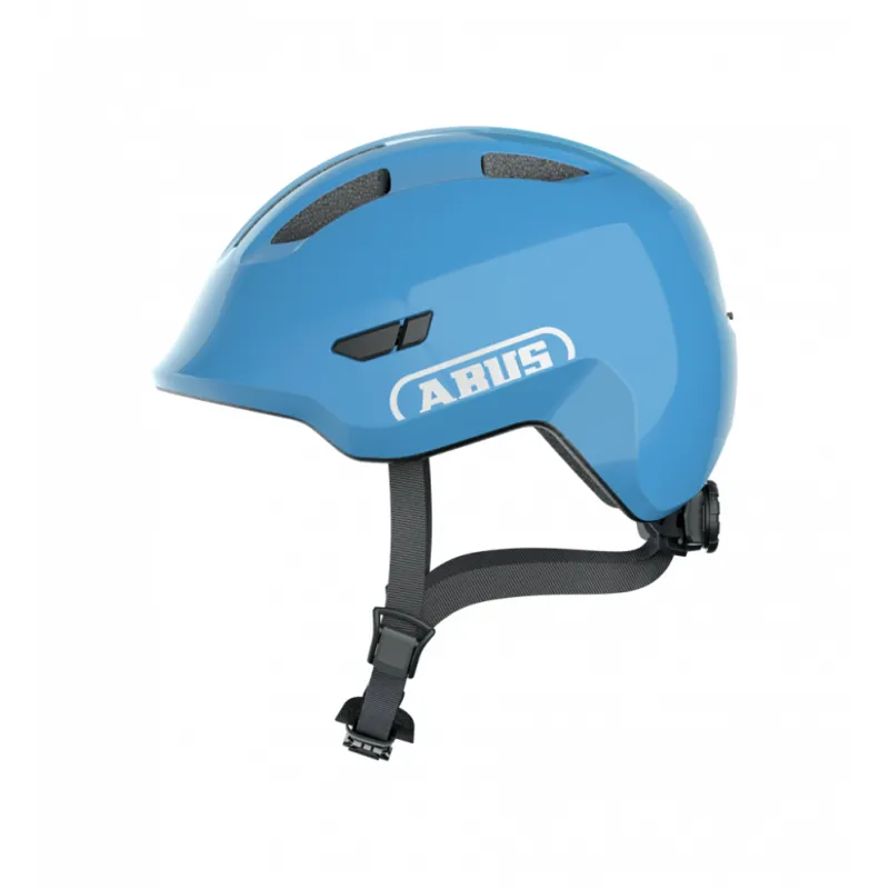 New Abus Smiley 3.0 Shiny Junior Helmet in Blue