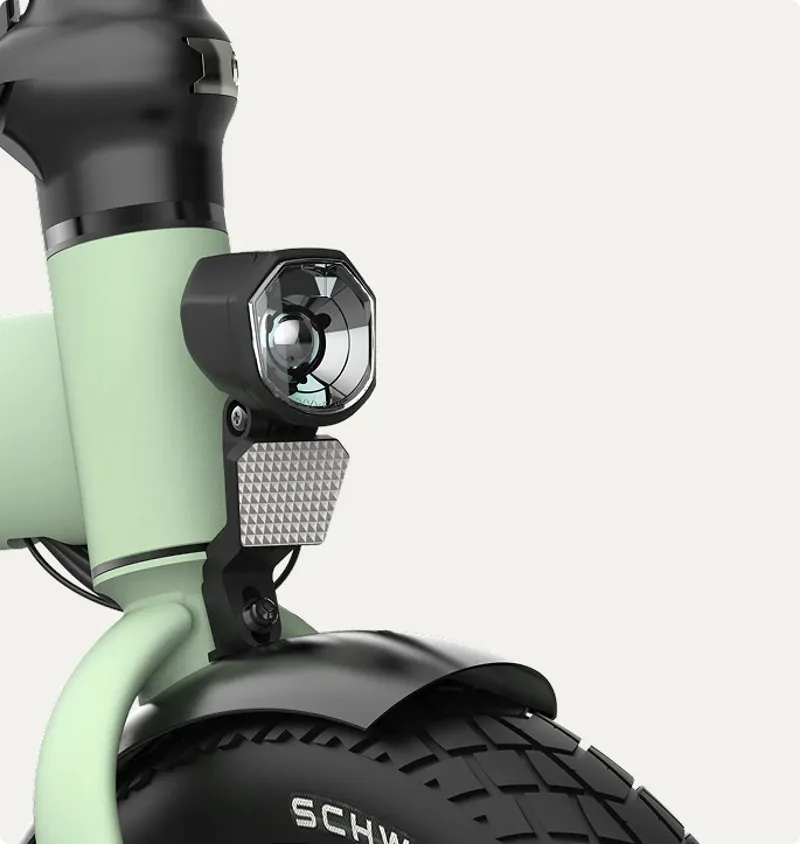 UTO OG16 inch Folding eBike in Sage Green-3