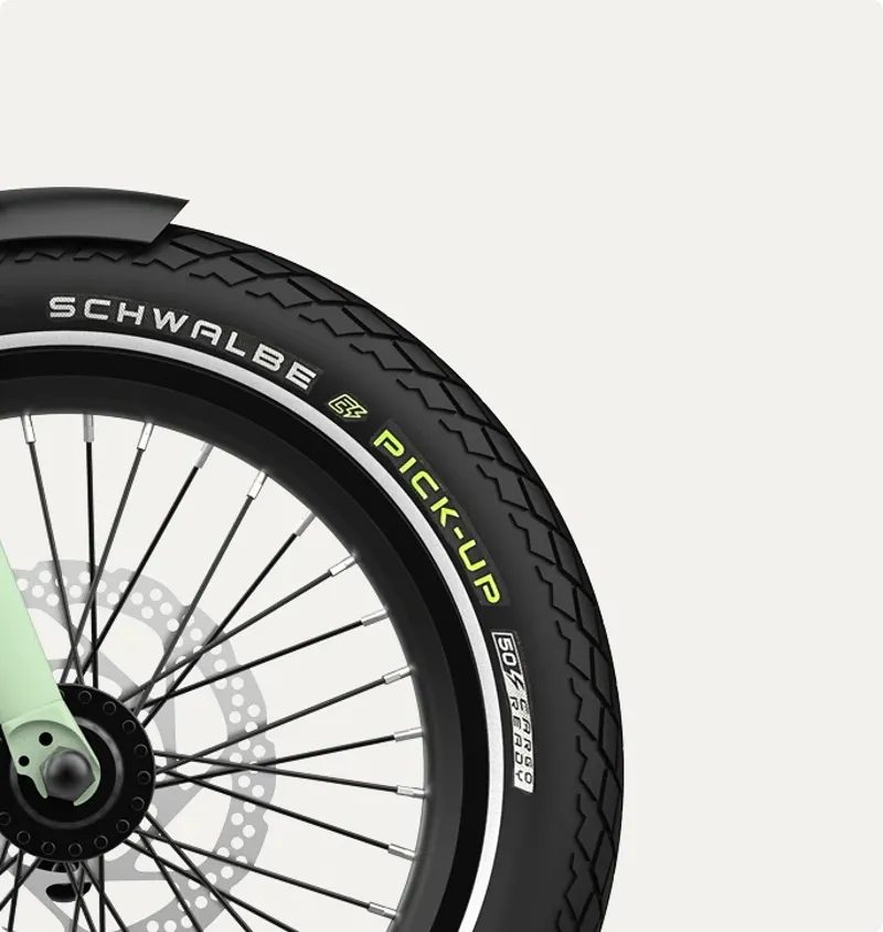 UTO OG16 inch Folding eBike in Sage Green-5