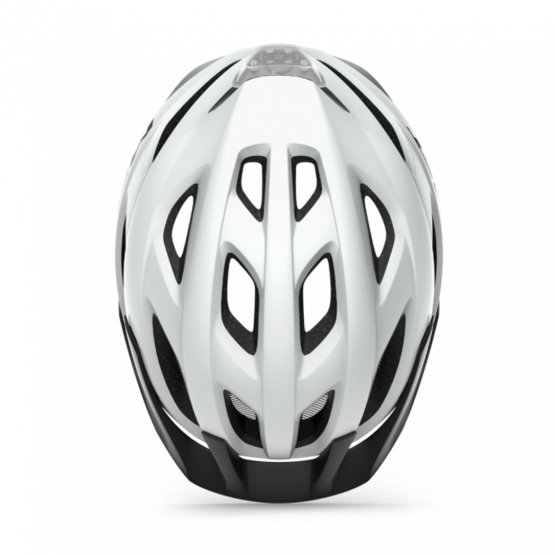 MET Crossover Versatile LED 52-59cm Uni-size Helmet in White-3