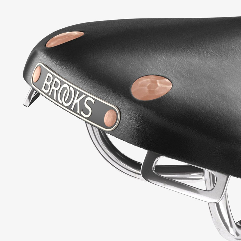 Brooks Swift Chrome Saddle in Black-6