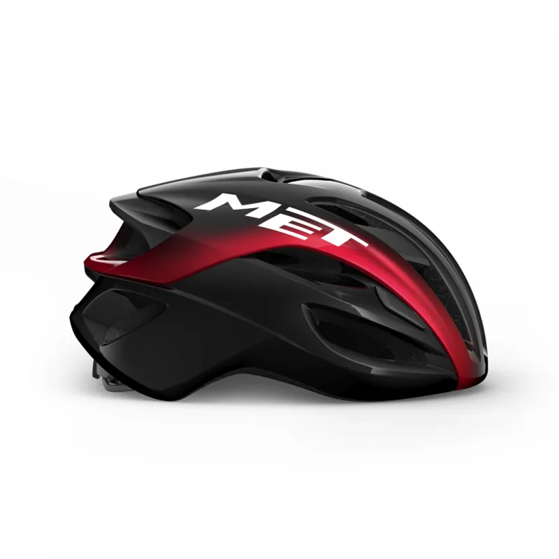 MET Rivale Road MIPS Helmet in Black/Red-1