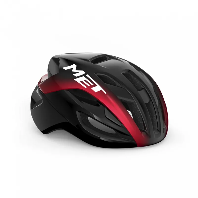 MET Rivale Road MIPS Helmet in Black/Red
