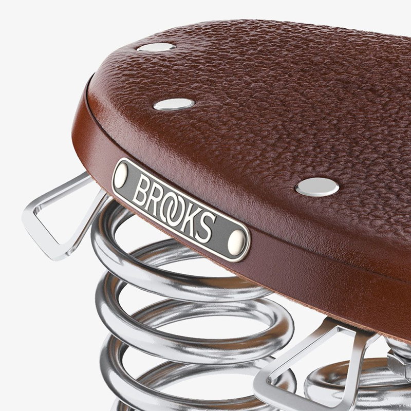 Brooks B66 Saddle in Brown-6