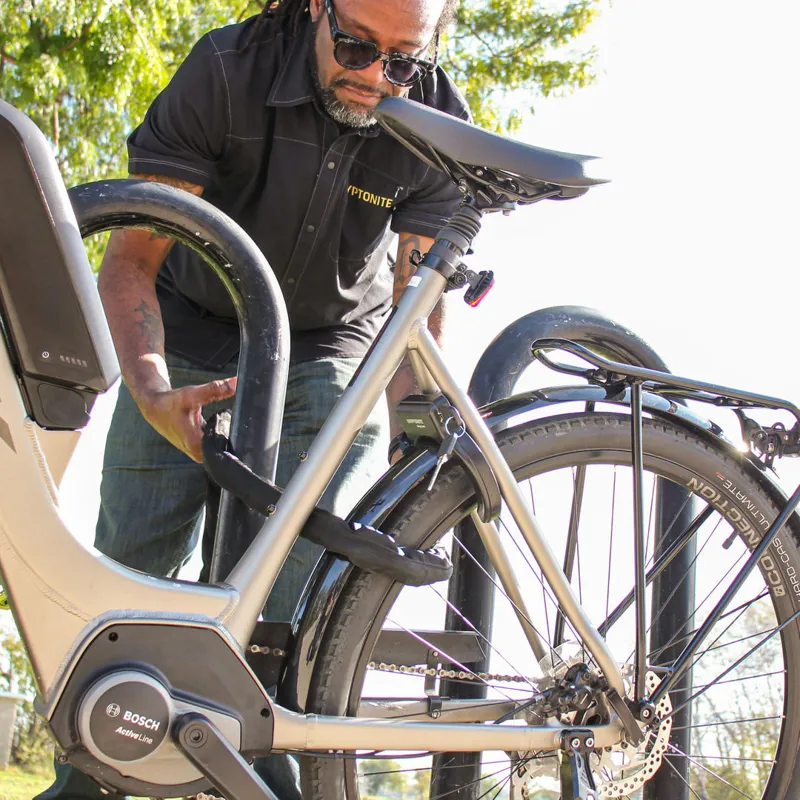 Kryptonite Plug-In 9mm 120cm Chain Lock in Black-2